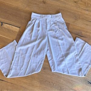 Pleated Wide Leg Trousers